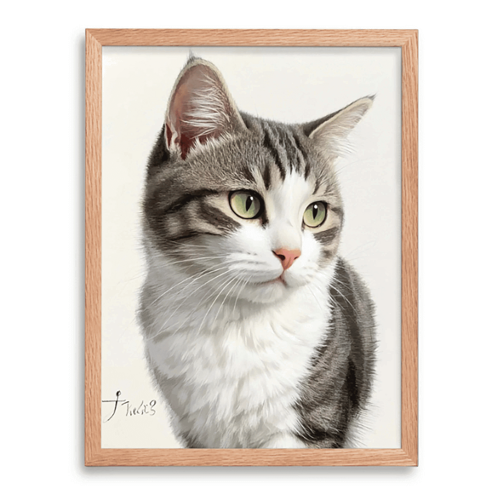Custom Colored Pencil Portrait Paw-Pixie