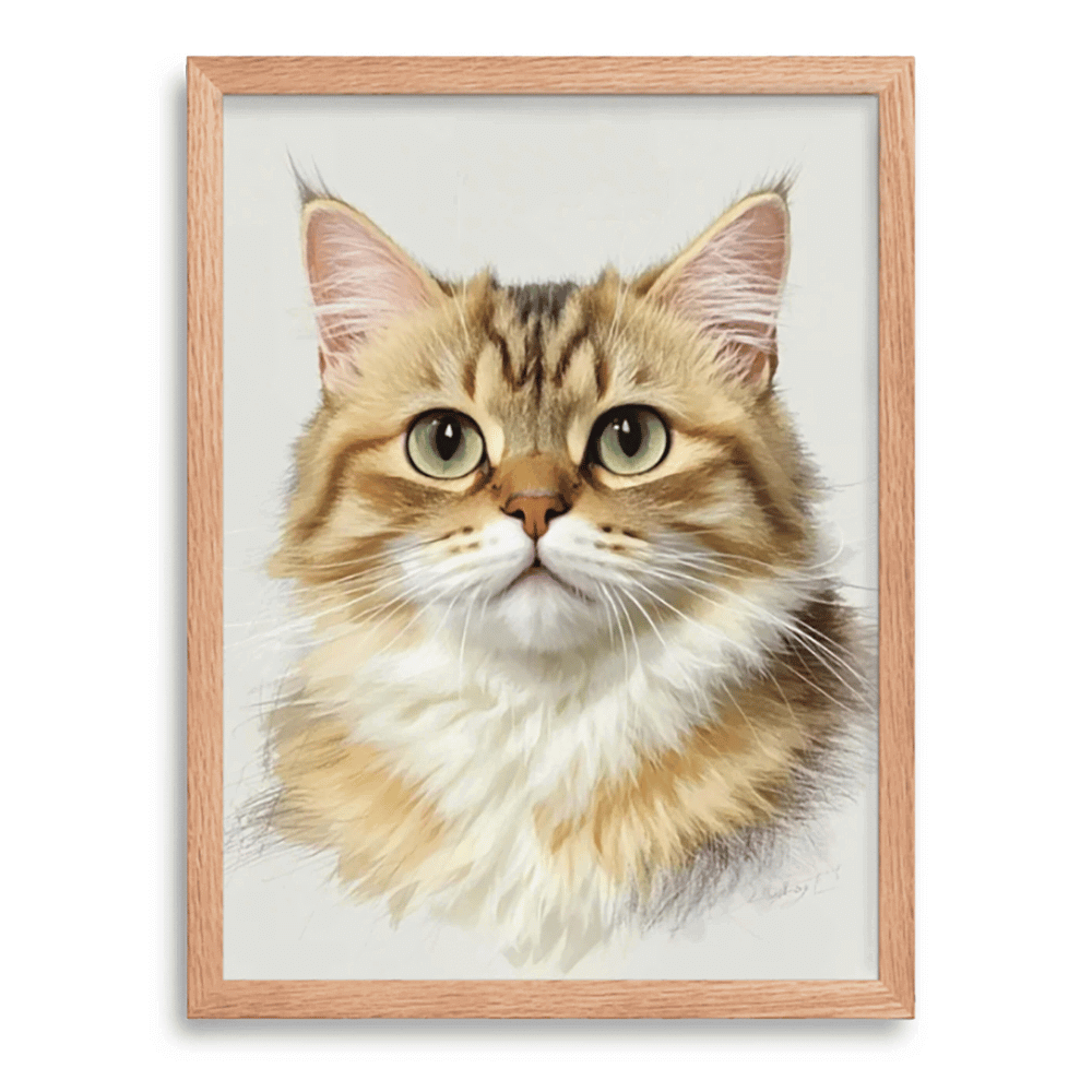 Custom Colored Pencil Portrait Paw-Pixie