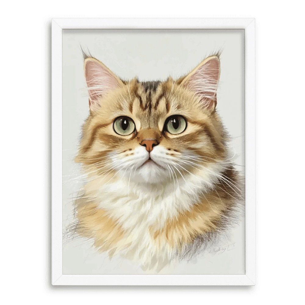 Custom Colored Pencil Portrait Paw-Pixie