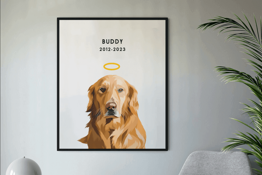 Three cat portraits with different styles for customer comparison