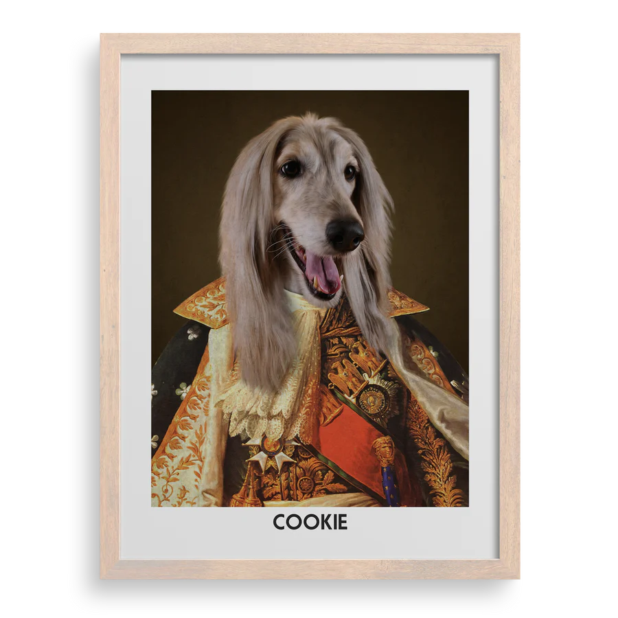 The Princess Custom Pet Portrait PawPixie