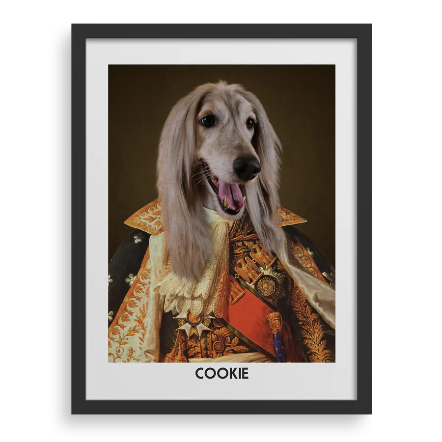 The Princess Custom Pet Portrait PawPixie