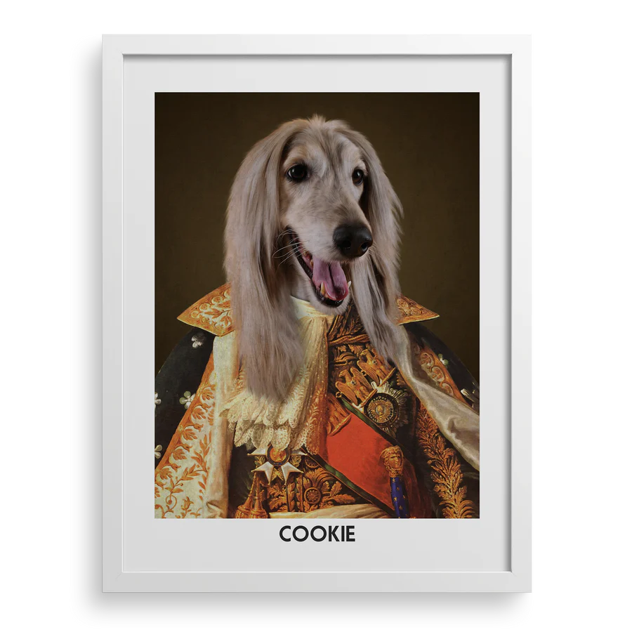 The Princess Custom Pet Portrait PawPixie