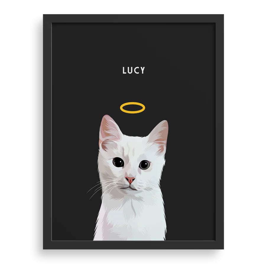 Custom Memorial Pet Portrait PawPixie