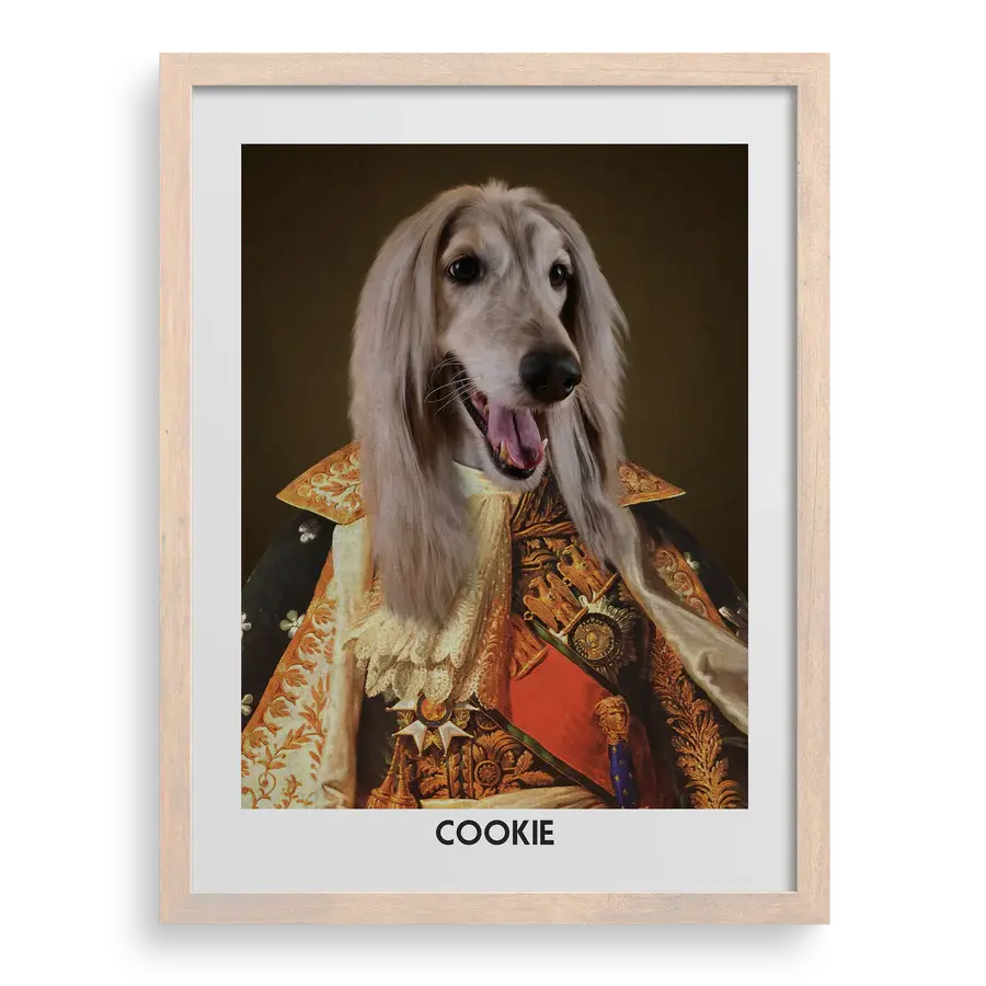 The Princess Custom Pet Portrait PawPixie