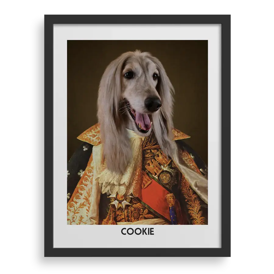 The Princess Custom Pet Portrait PawPixie