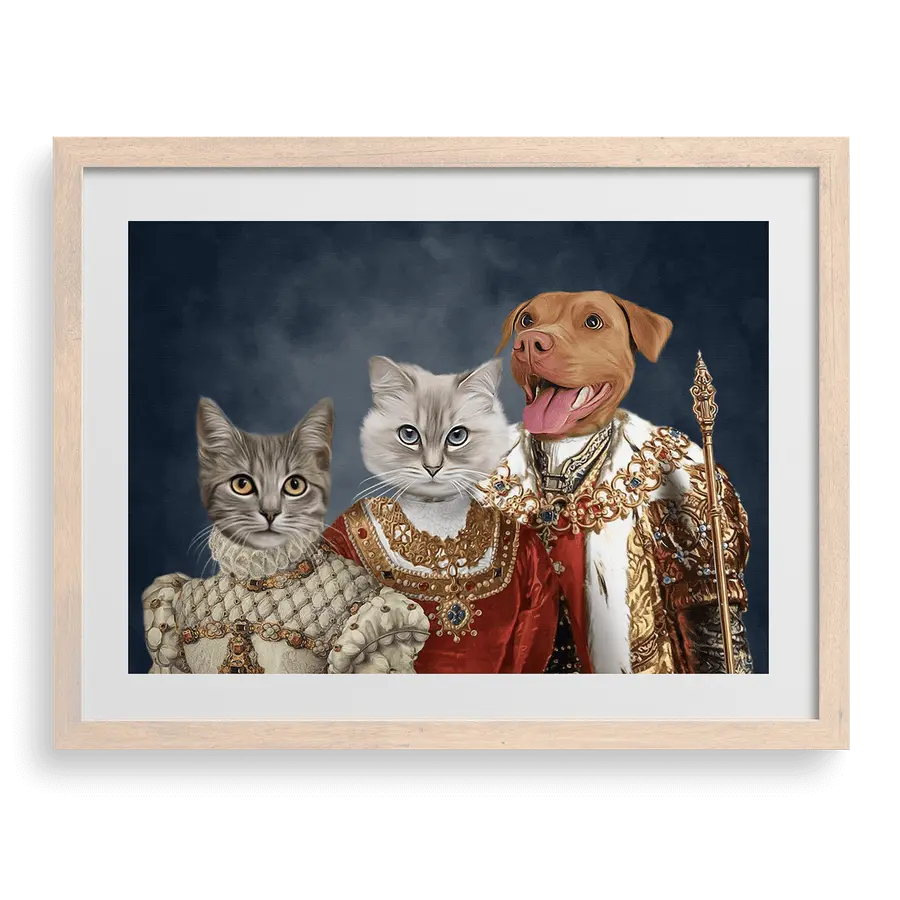 The Royal Family Custom Pet Portrait PawPixie