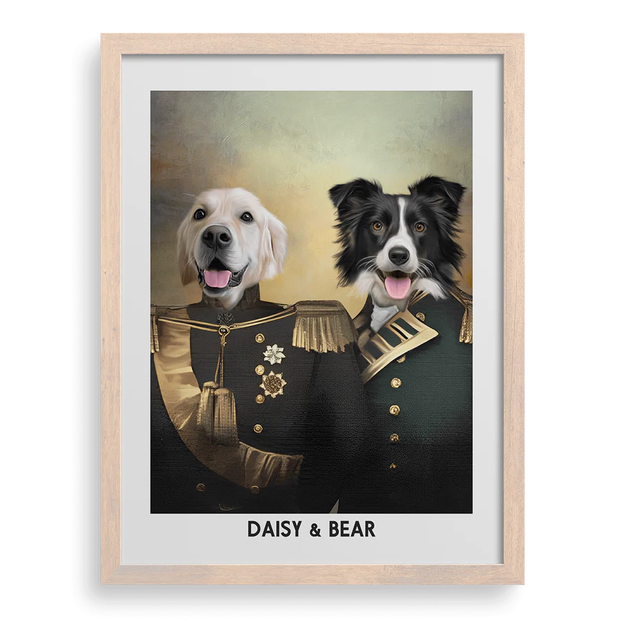 The Protectors Custom Pet Portrait PawPixie