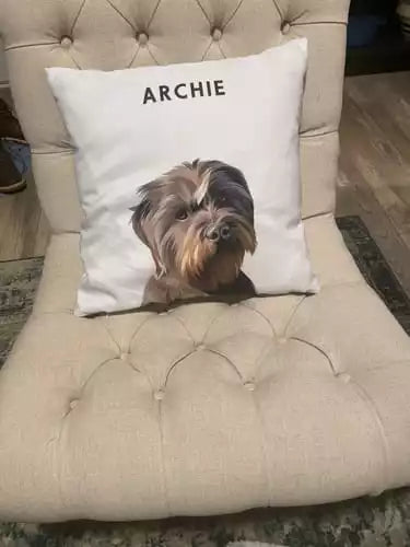 Custom Pet Throw Pillow