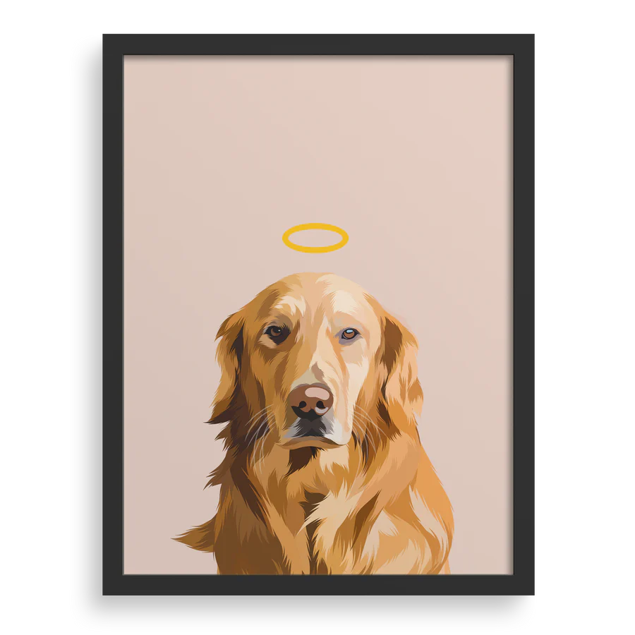 Custom Memorial Pet Portrait PawPixie