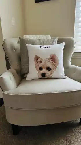 Custom Pet Throw Pillow