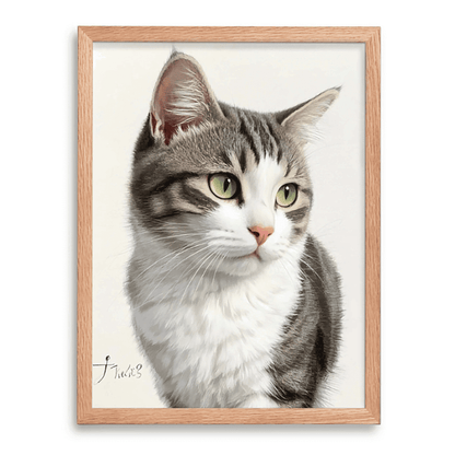 Custom Colored Pencil Portrait Paw-Pixie