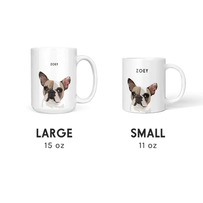 Custom Pet Portrait Mug PawPixie