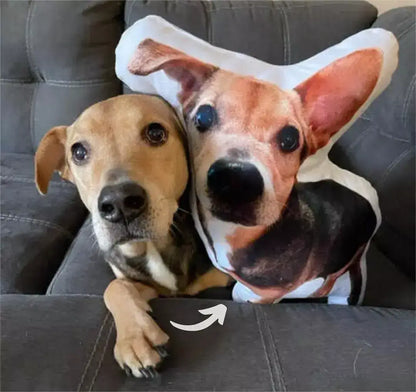 Custom Shaped Pet Portrait Pillows