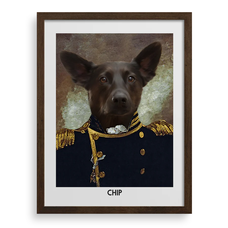 The Grand Elegance Custom Pet Portrait