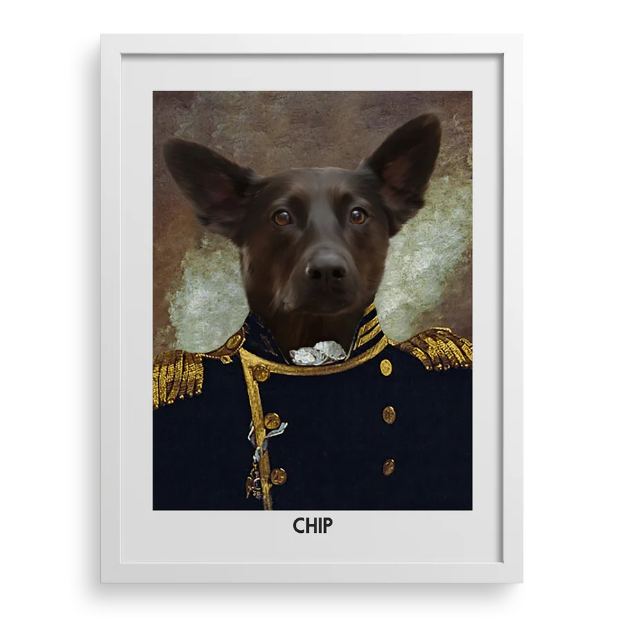 The Grand Elegance Custom Pet Portrait