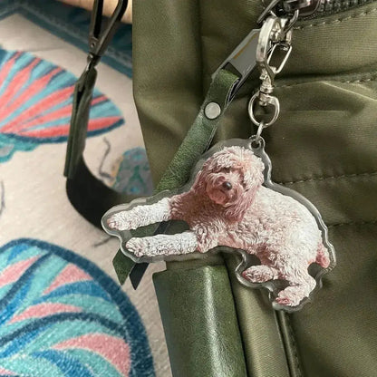 Custom Pet Acrylic Keychain PawPixie
