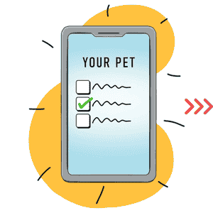 Frame border thickness options for personalized dog portraits