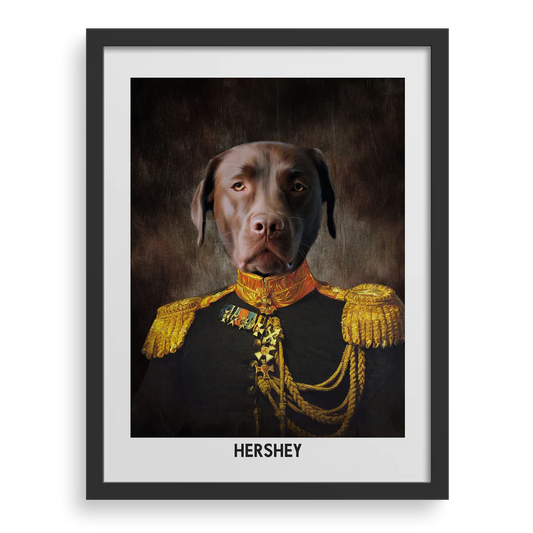 The Regal Leader Custom Pet Portrait