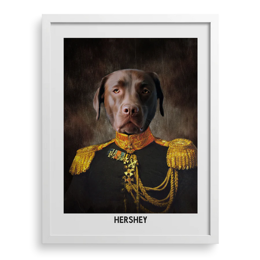 The Regal Leader Custom Pet Portrait