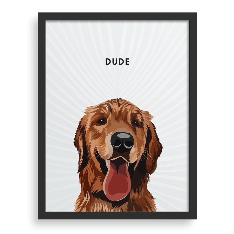 Custom Portrait for One Pet