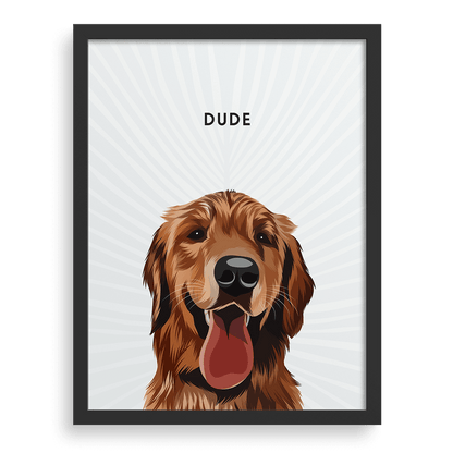 Custom Portrait for One Pet