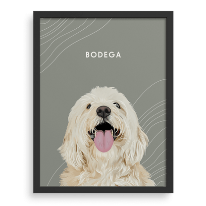 Custom Portrait for One Pet