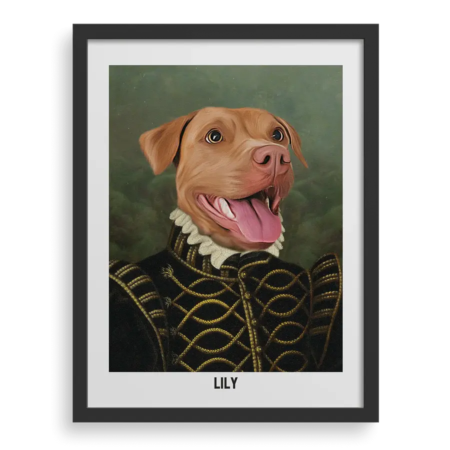 The Baroness Custom Pet Portrait PawPixie