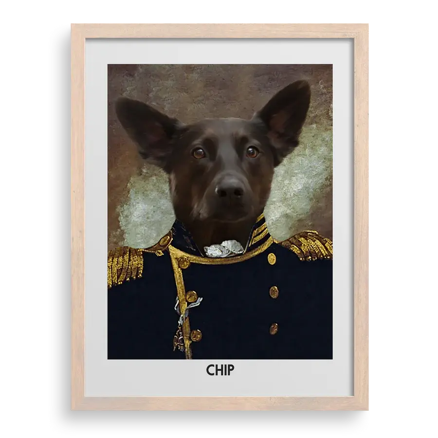 The Grand Elegance Custom Pet Portrait PawPixie