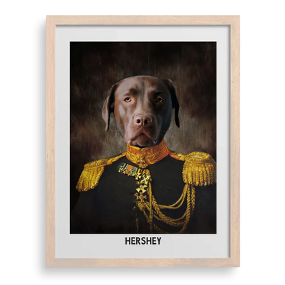 The Regal Leader Custom Pet Portrait PawPixie