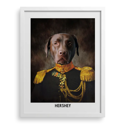 The Regal Leader Custom Pet Portrait PawPixie