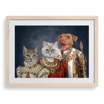 The Royal Family Custom Pet Portrait PawPixie
