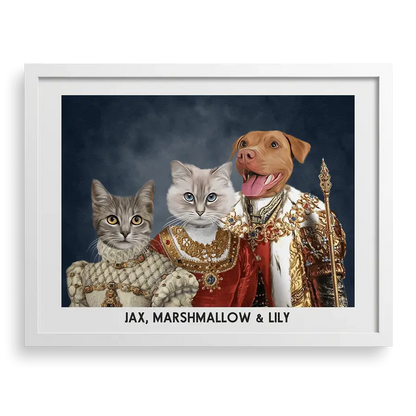 The Royal Family Custom Pet Portrait PawPixie