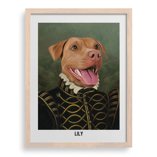 The Baroness Custom Pet Portrait