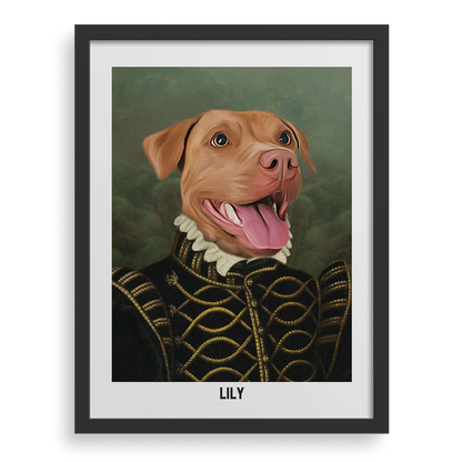 The Baroness Custom Pet Portrait