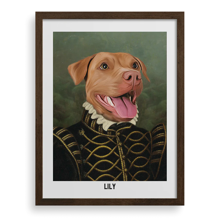 The Baroness Custom Pet Portrait