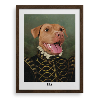 The Baroness Custom Pet Portrait