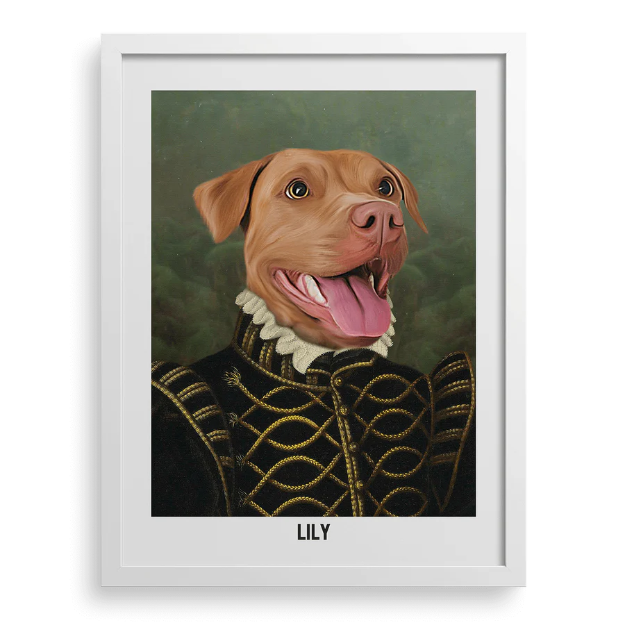 The Baroness Custom Pet Portrait