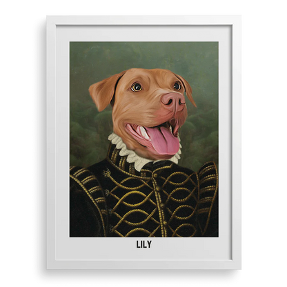 The Baroness Custom Pet Portrait