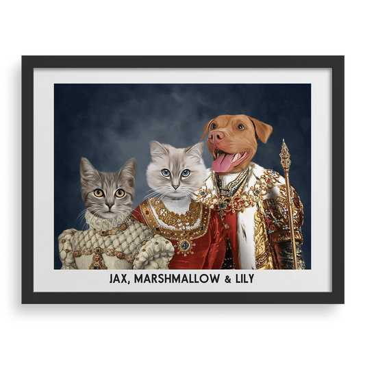 The Royal Family Custom Pet Portrait