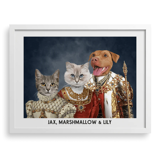 The Royal Family Custom Pet Portrait
