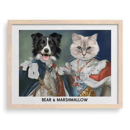 Their Majesties Custom Pet Portraits PawPixie