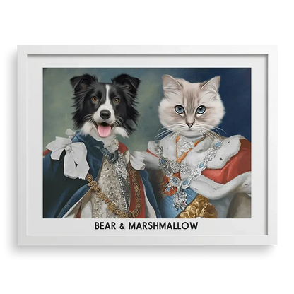 Their Majesties Custom Pet Portraits PawPixie