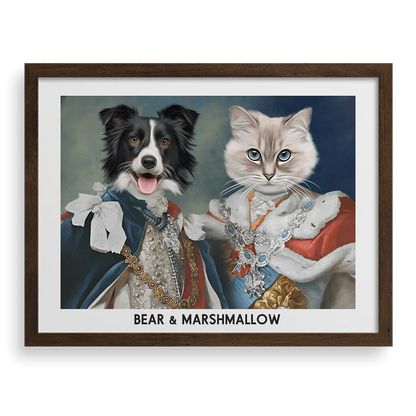 Their Majesties Custom Pet Portraits