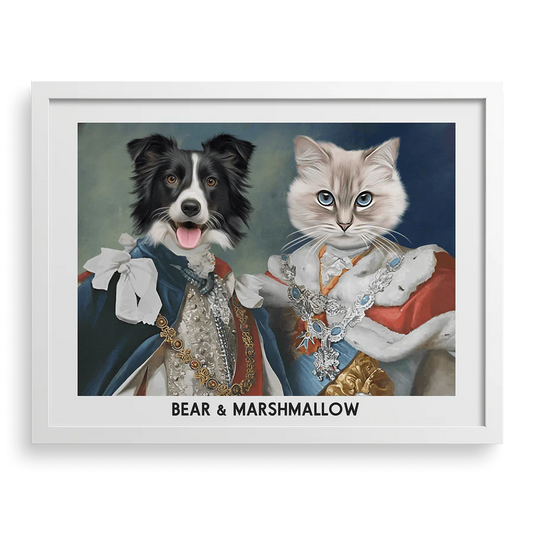 Their Majesties Custom Pet Portraits