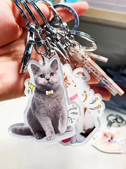 Custom Pet Acrylic Keychain PawPixie