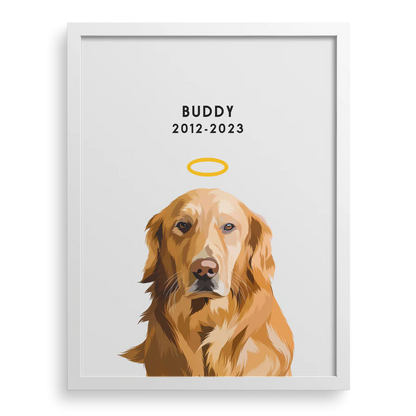 Custom Memorial Pet Portrait