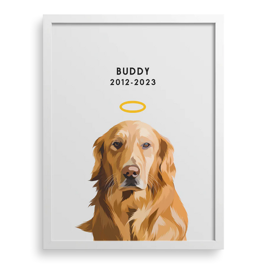 Custom Memorial Pet Portrait